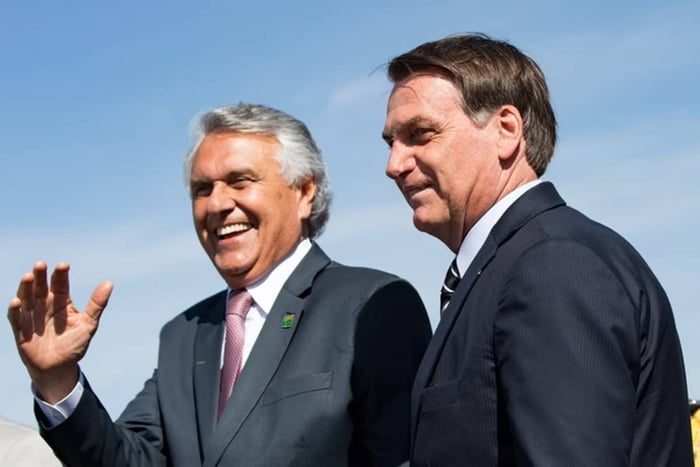 Bolsonaro e Caiado se encontram em Goiás e discutem cenário político local