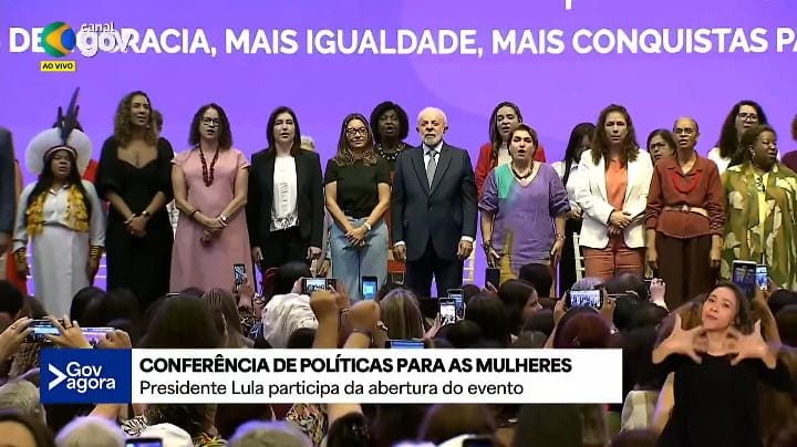 Lula participa da abertura da 5ª Conferência Nacional de Políticas para as Mulheres