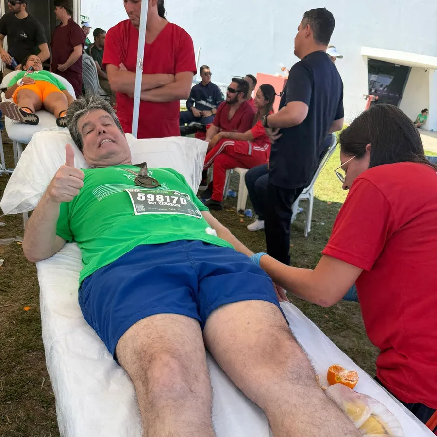 Deputado Ruy Carneiro passa mal e desmaia durante corrida em João Pessoa
