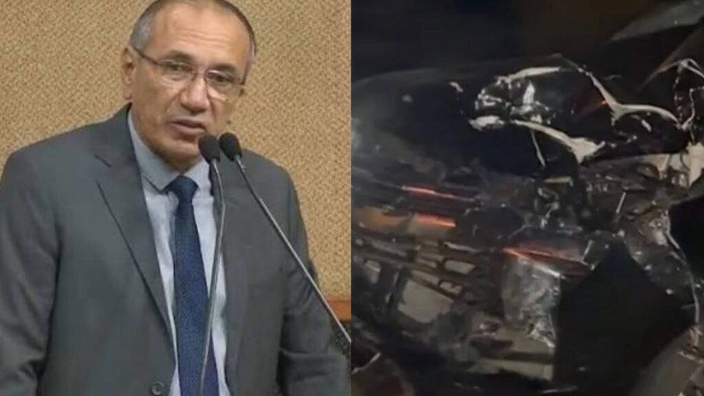 Deputado Zó sofre acidente após colisão com animal na BA-210
