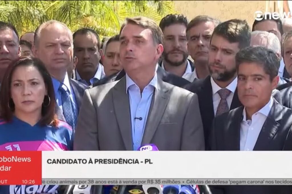Com ACM Neto e Bruno Reis, União Brasil e PP anunciam apoio a Flávio Bolsonaro contra Lula no 2º turno