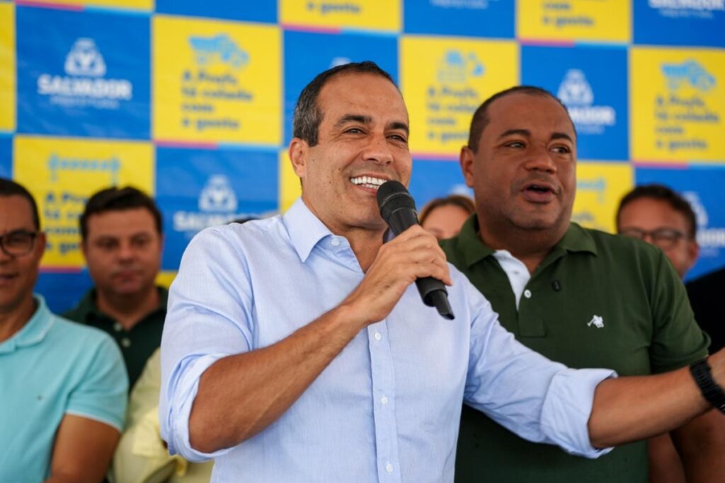 Bruno Reis diz ter "convicção" na vitória de Flávio Bolsonaro e promete "trabalhar" para reduzir vantagem de Lula na Bahia