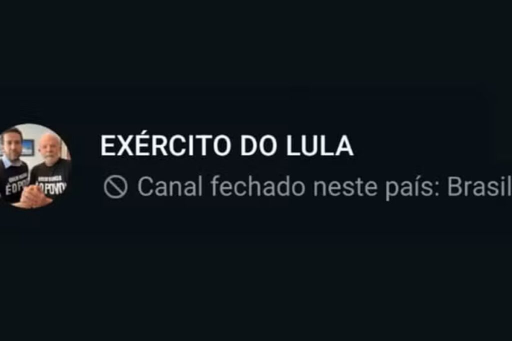 Canal “Exército do Lula” sai do ar após decisão do TSE e poderá voltar a funcionar em 48 horas Canal "Exército do Lula" sai do ar após decisão do TSE e poderá voltar a funcionar em 48 horas
