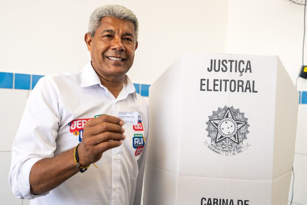 Bahia reelege Jerônimo no primeiro turno e elege Rui Costa e Jaques Wagner para o Senado Jerônimo diz que educação integral será prioridade em novo mandato e prevê reeleição no 1º turno
